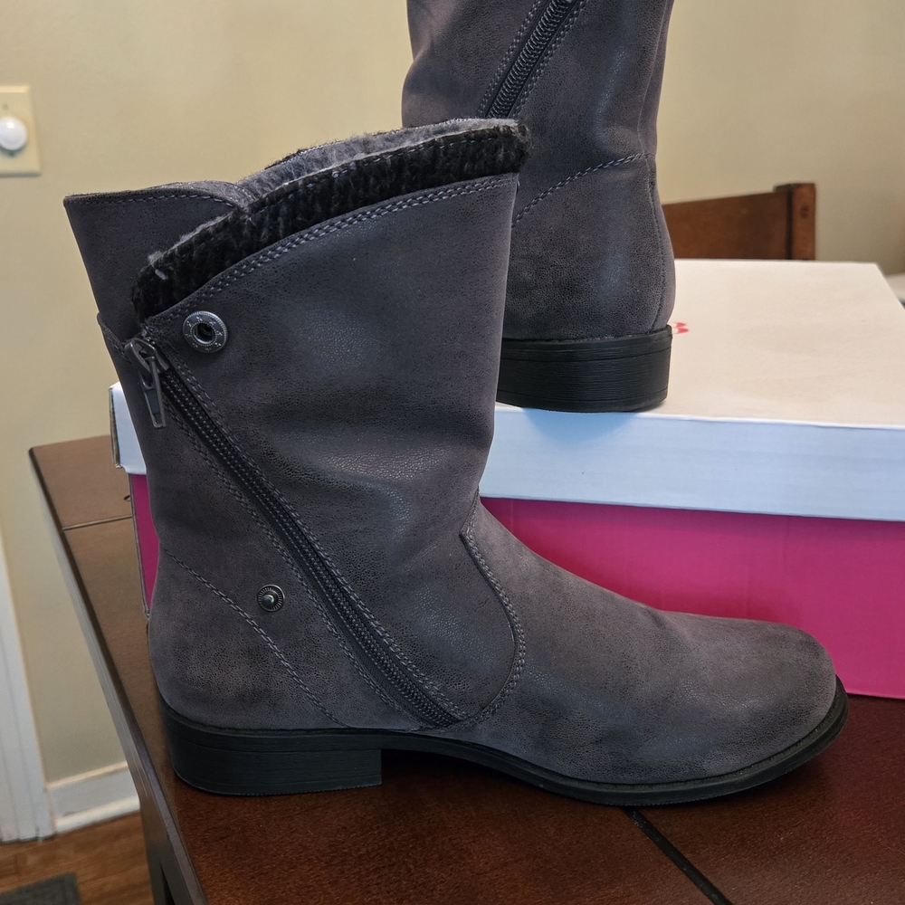 Gray Women's Ankle Boots